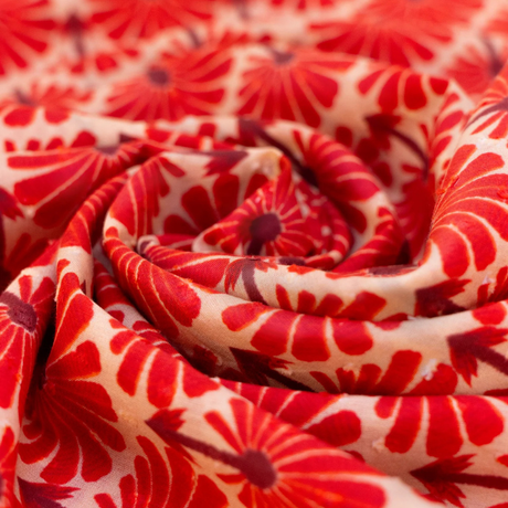 Echarpe Palms Rouge