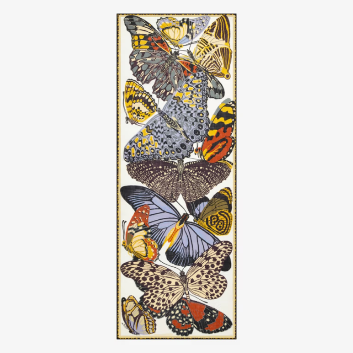 Écharpe Papillons Blanc