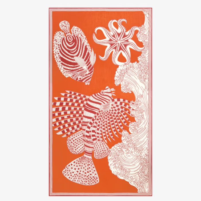 Echarpe Vague Orange