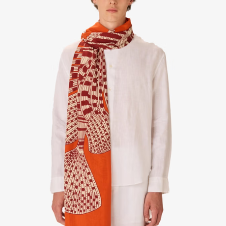 Echarpe Vague Orange