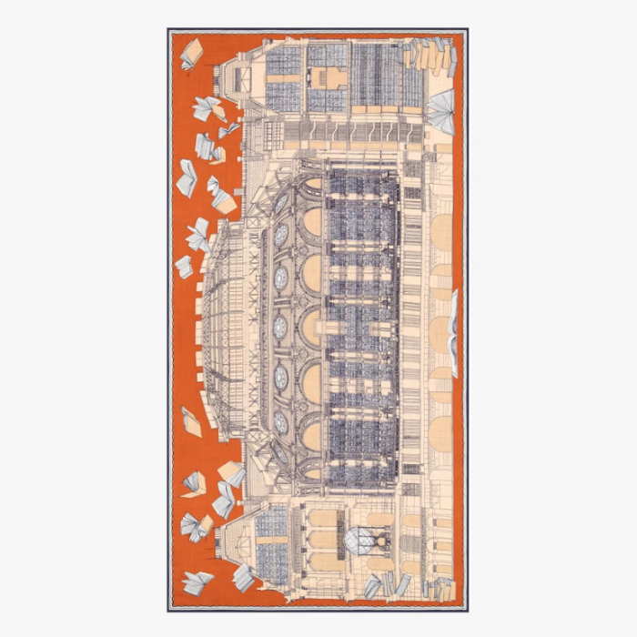 Écharpe Vivienne Orange