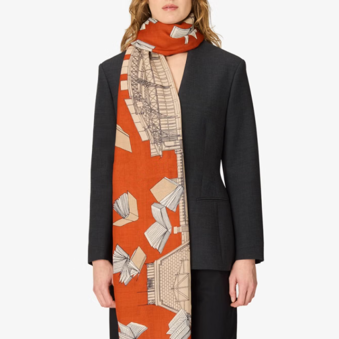 Écharpe Vivienne Orange