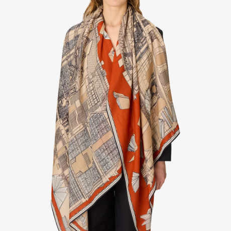Écharpe Vivienne Orange
