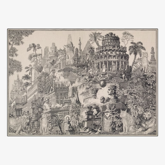 Edredon Piranesi Noir