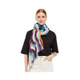 Foulard Gamma Bleu Brun