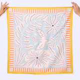 Foulard Liberté Bleu