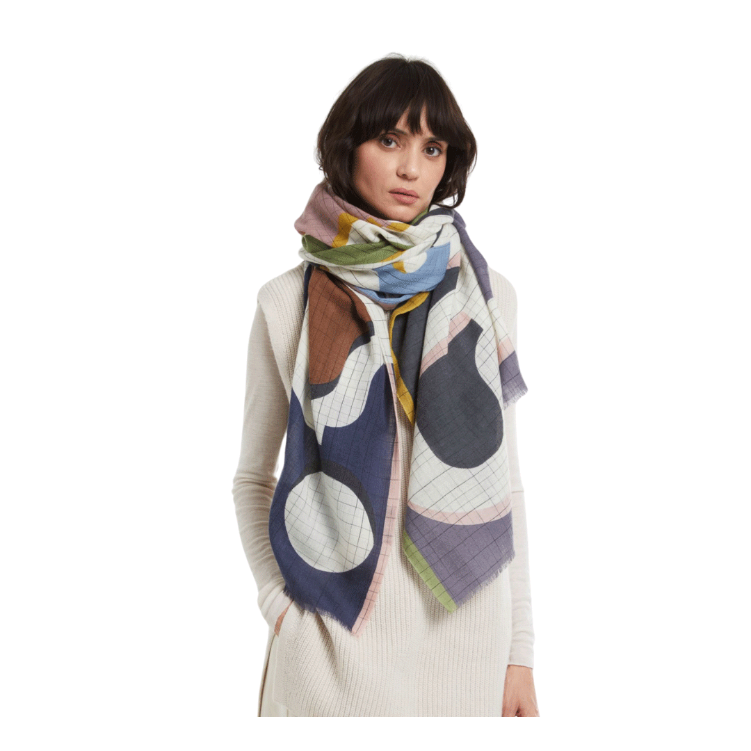 Foulard Lyrique Pétrole