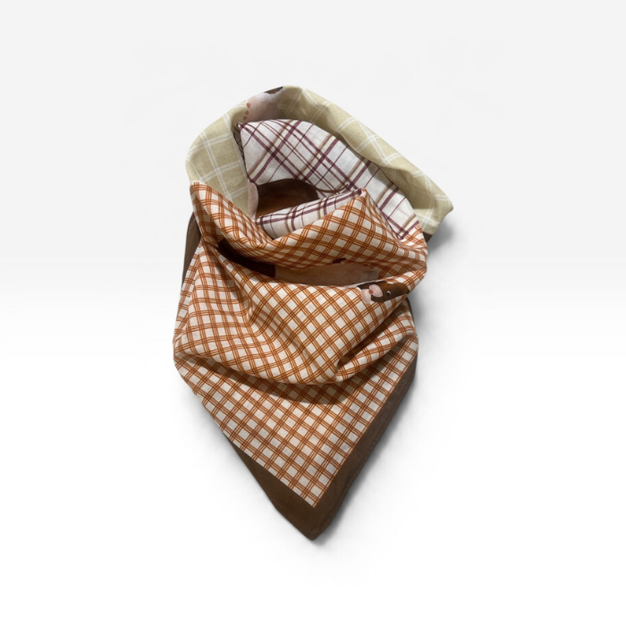Foulard Teckel Caramel