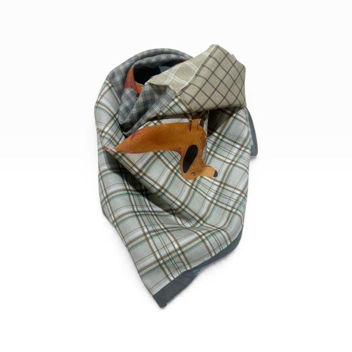 Foulard Teckel Vert