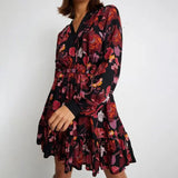 Brigitte fluid floral dress