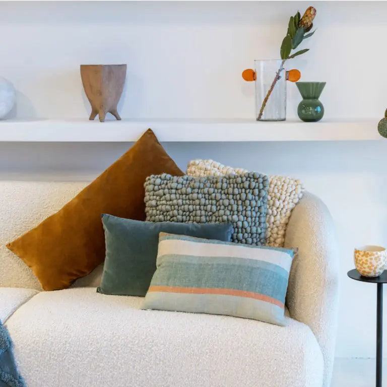 Vintage velvet cushion cover