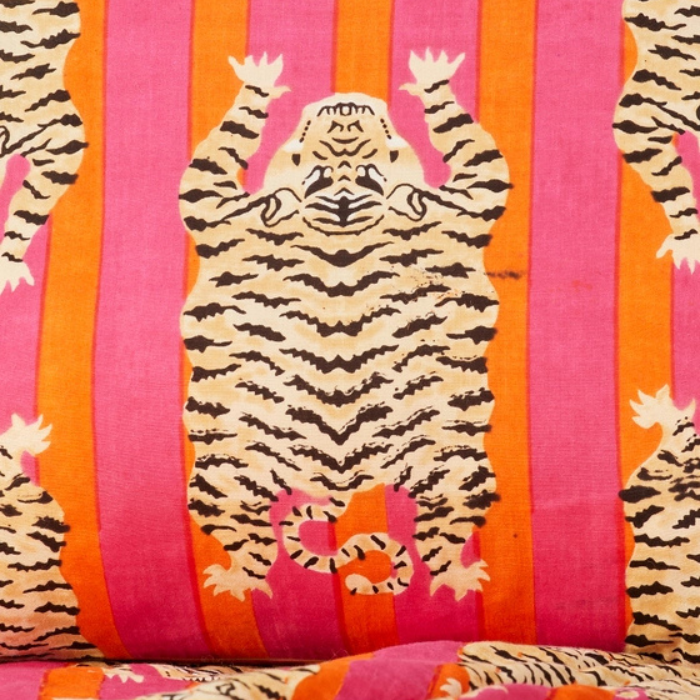 Housse de Coussin Tigre rayée