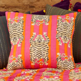 Housse de Coussin Tigre rayée