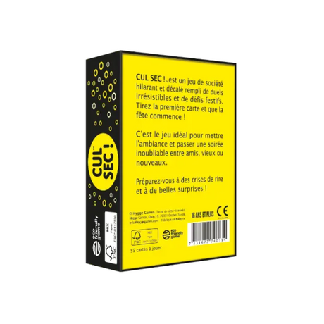 Jeu Cul Sec !