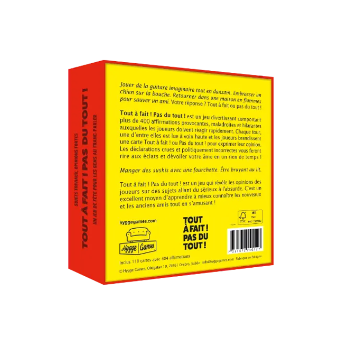 Jeu Tout à Fait !
