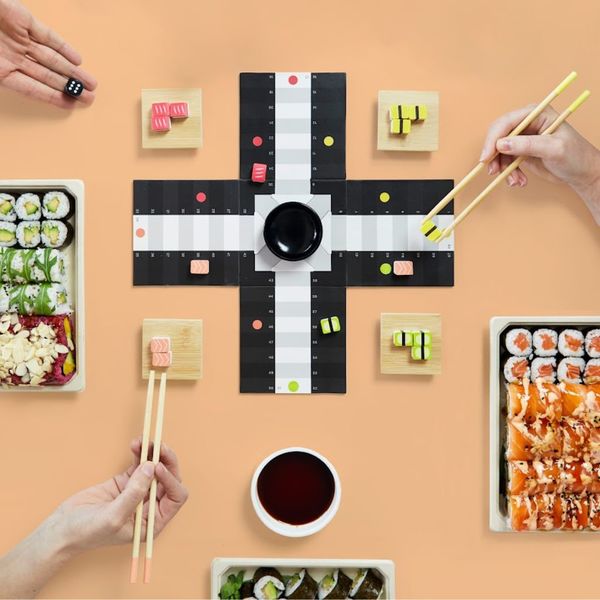 Jeu des Petits Chevaux Sushis