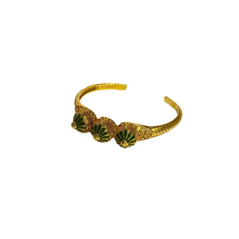 Jasmine Green Dome Bangle