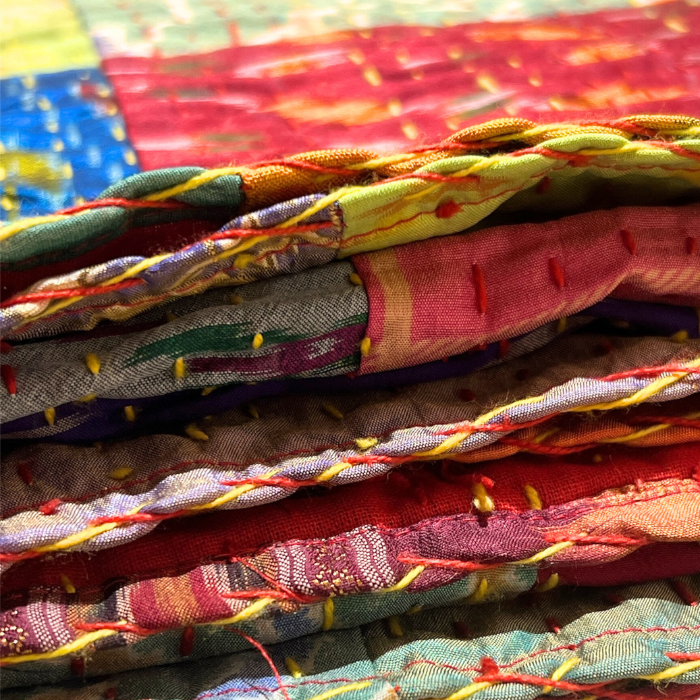 Plaid Patchwork Soie 1