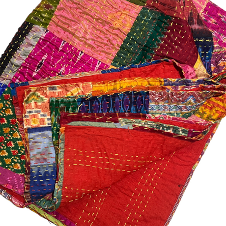 Plaid Patchwork Soie 1