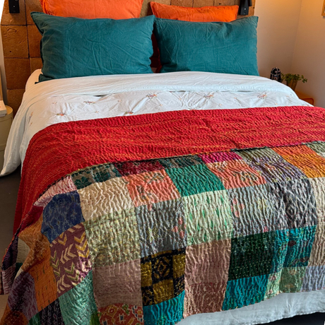 Plaid Patchwork Soie 2