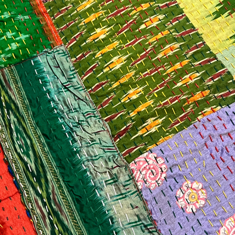 Plaid Patchwork Soie 3