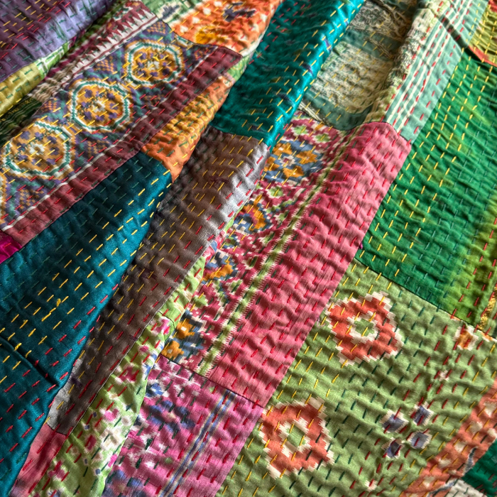 Plaid Patchwork Soie 3