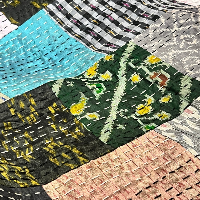 Plaid Patchwork Soie 6