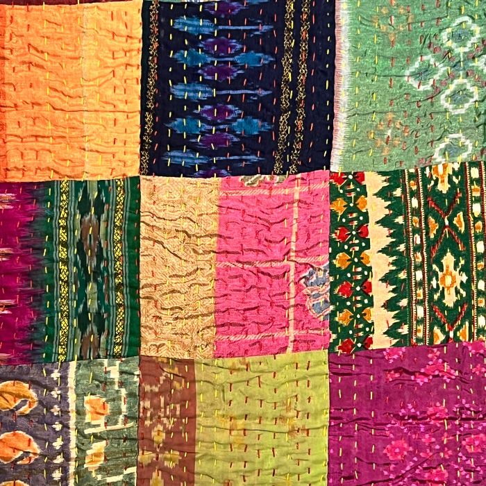 Plaid Patchwork Soie 1