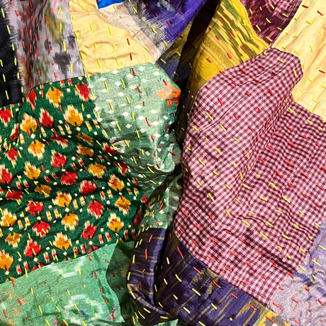 Plaid Patchwork Soie 2