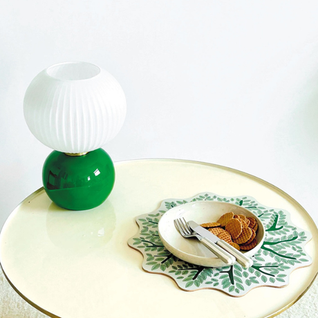 Lampe Boule Verte