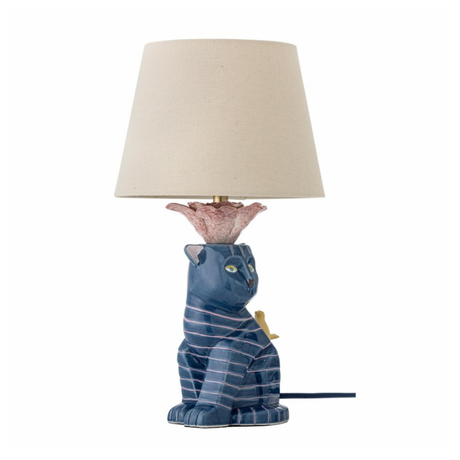 Lampe Chat Bleu