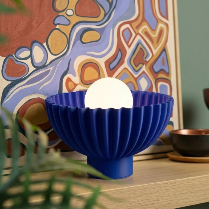 Lampe Coquillage Kova Cobalt