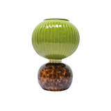 Lampe Boule Léopard & Verte