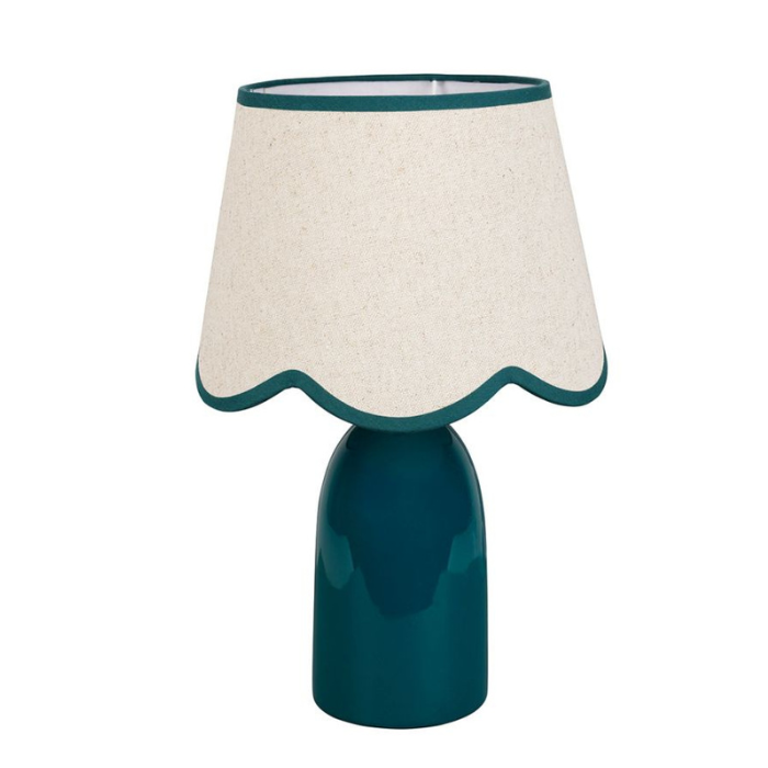 Lampe Romance XL Bleu Canard