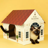 Maison et Grattoir Chat Fur Season