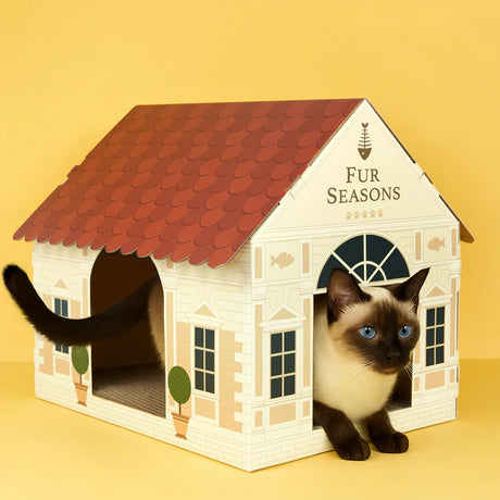 Maison et Grattoir Chat Fur Season