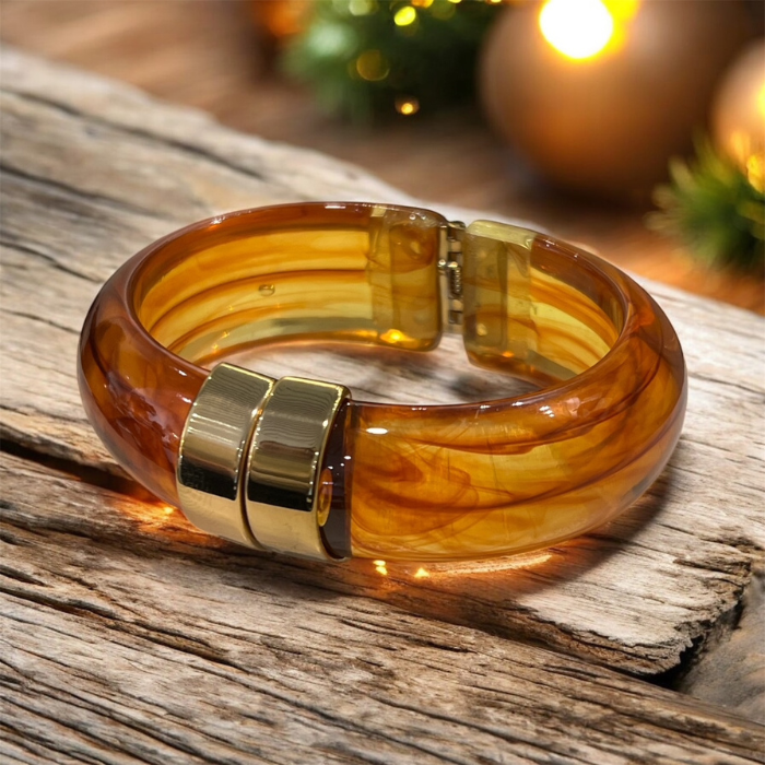 Manchette Marbrée Ambre