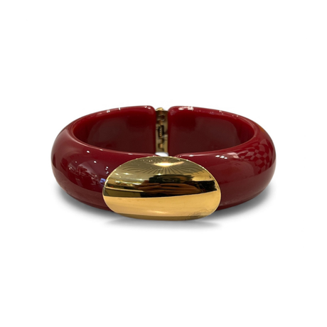 Manchette Ovale Bordeaux