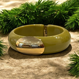 Manchette Ovale Kaki