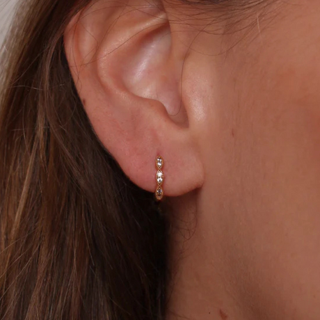 Mono Boucle 3 Cristaux