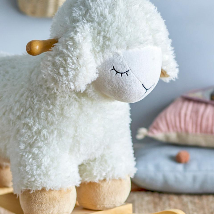 Mouton Blanc à Bascule