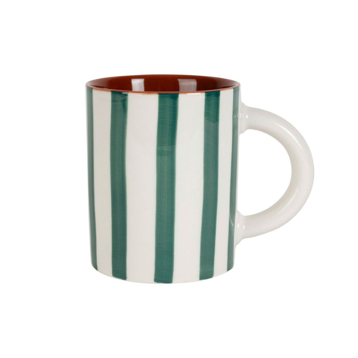 Mug Rayures Emeraude