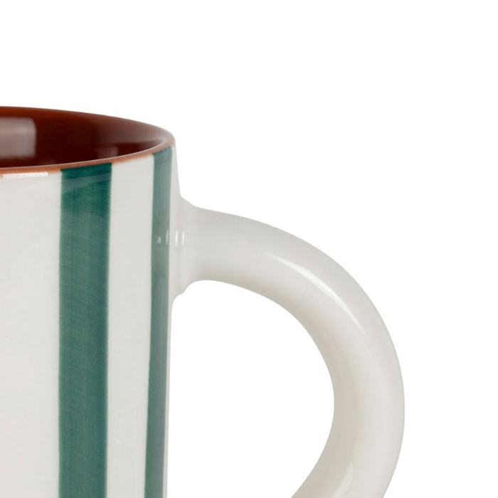 Mug Rayures Emeraude
