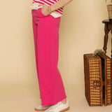 Pink Wide Leg Pants