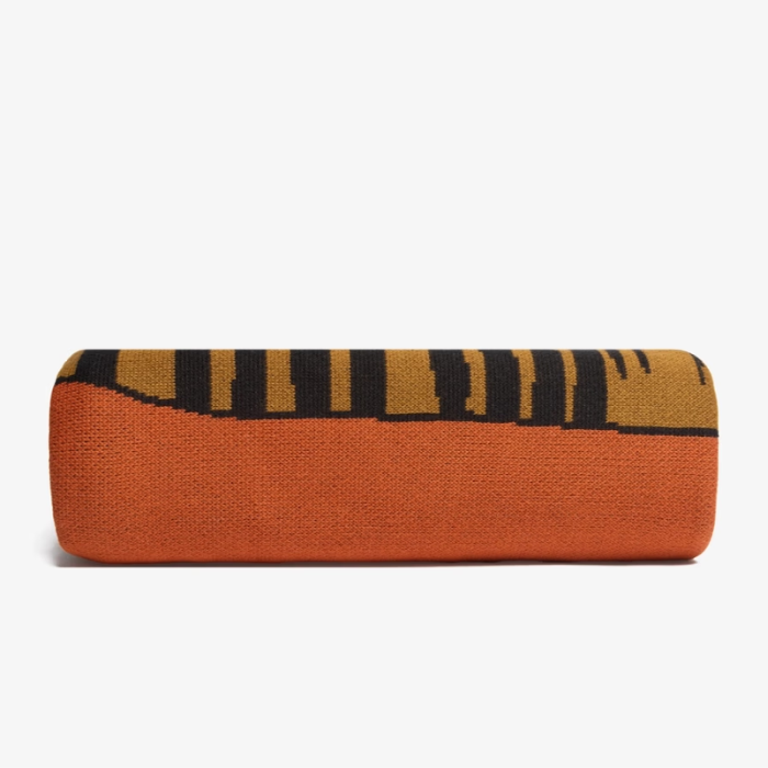 Plaid Tigre Rouille