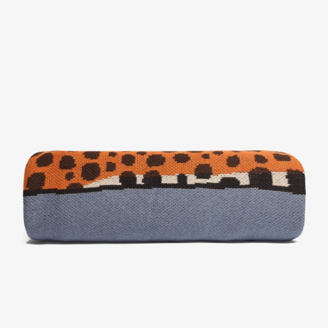 Plaid Léopard Bleu