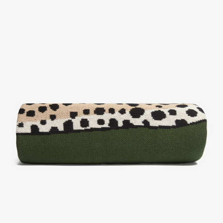Plaid Léopard Kaki