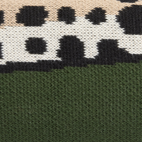 Plaid Léopard Kaki
