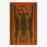Plaid Tigre Rouille