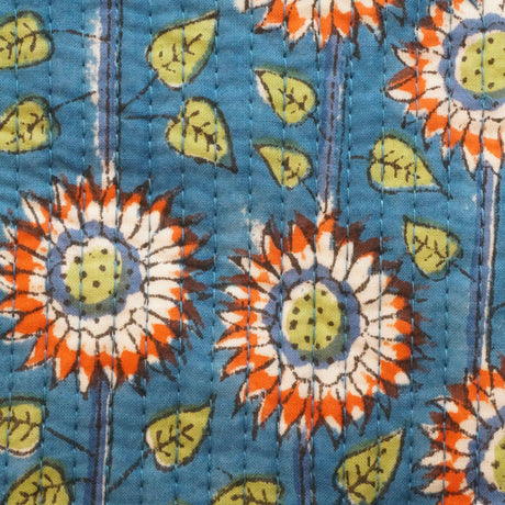 Pochette Fleurs Bleu & Rouge